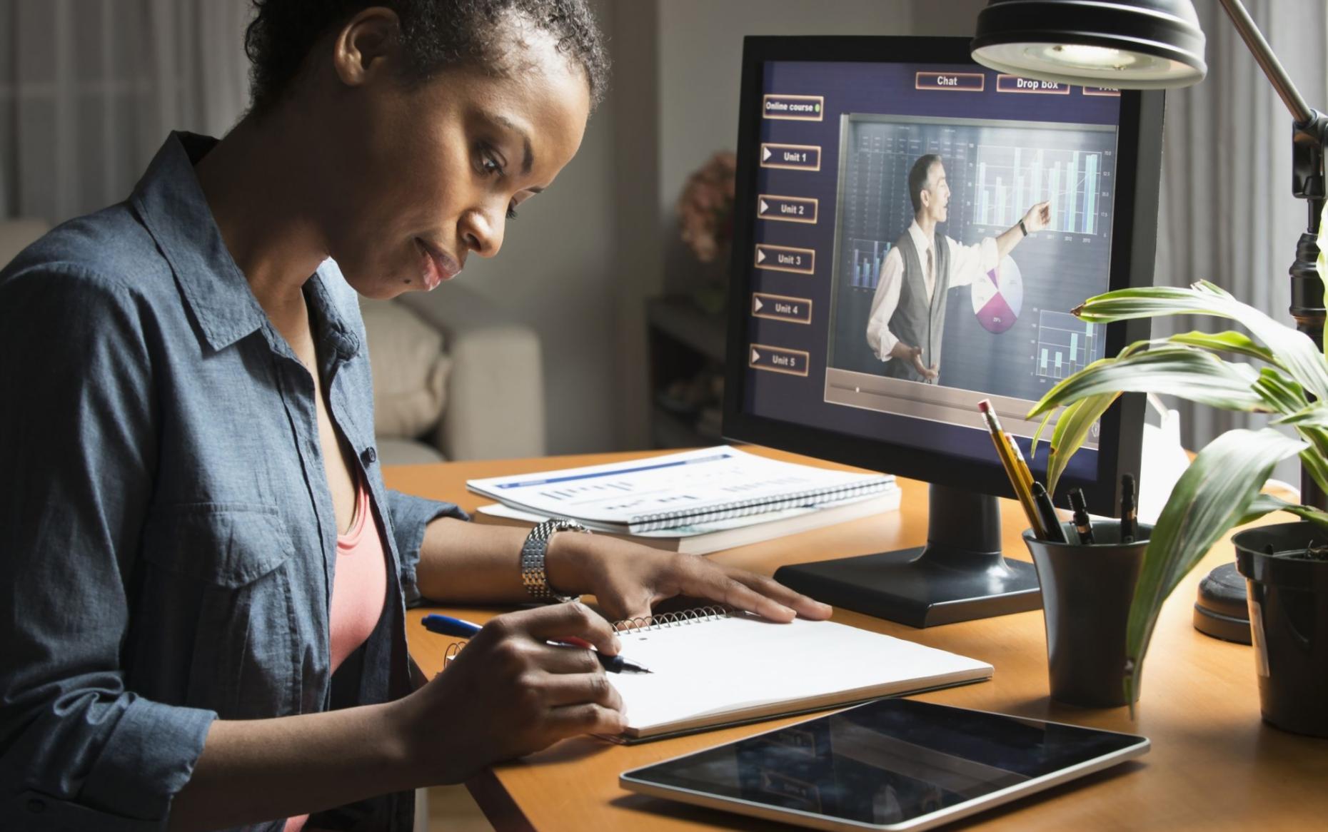 Pantalla mostrando análisis de palabras clave profesional